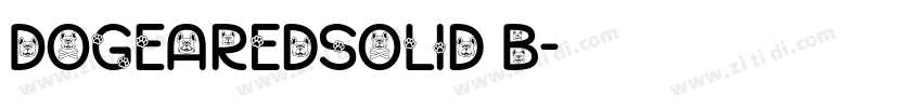 DogEaredSolid B字体转换